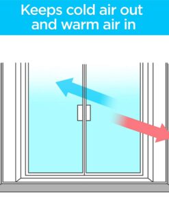3M Indoor Window Insulation Kit, Insulator Kit for 5 - 3'x5' Windows 5-Windows 29 81rGe1 YyfL