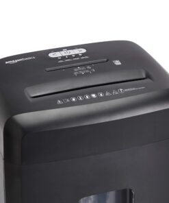 Alternative view of Amazon Basics 18 Sheet Cross Cut Paper, CD, and Credit Card Shredder, Black