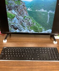 Arteck 2.4G Wireless Keyboard Stainless Steel Ultra Slim Full Size Keyboard with Numeric Keypad for Computer/Desktop/PC/Laptop/Surface/Smart TV and Windows 10/8/ 7 Built in Rechargeable Battery 47 81rH YmRzoL