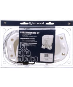 Attwood 14137-7 Cooler Mounting Kit, 4 Corner Pieces, 2 Quick-Connect Stretch Straps, Corrosion-Resistant 11 81rHeMvLApL