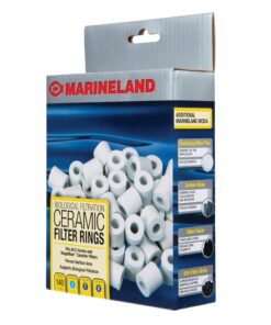 MarineLand Ceramic Filter Rings 140 Count, Supports Biological aquarium Filtration, Fits C-Series And Magniflow, 140 rings (PA11484) 13 81rJ9wMbIL