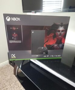 Microsoft Xbox Series X Diablo IV Bundle - Includes Xbox Wireless Controller - Up to 120 frames per second - 16GB RAM 1TB SSD - Experience True 4K Gaming - Comes with Digital Copy for Diablo IV Xbox Series X - Diablo IV Bundle Console Only 26 81rJOFJPqoL
