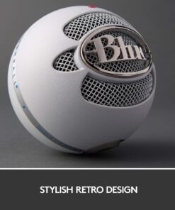 Logitech for Creators Blue Snowball iCE USB Microphone for Gaming, Streaming, Podcasting, Twitch, YouTube, Discord, Recording for PC and Mac, Plug & Play-Black Whiteout 29 81rKjwramGL