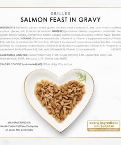 Purina Fancy Feast Grilled Wet Cat Food Seafood Collection in Wet Cat Food Variety Pack - (24) 3 oz. Cans Seafood Variety Pack - 24 Ct. 3 Ounce (Pack of 24) 31 81rNyTFEr2L