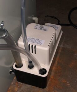 Little Giant VCMA-15ULST 115 Volt, 65 GPH, 1/50 HP Automatic Condensate Removal Pump with Safety Switch and Tubing, Black/White, 554415 Includes Safety Switch/Tubing 71 81rOI0bfzlL