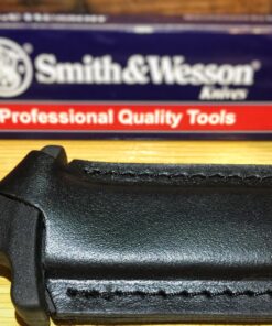 Smith & Wesson SWHRT9B 9in High Carbon S.S. Fixed Blade Knife with 4.7in Dual Edge Blade and TPE Handle for Outdoor, Tactical, Survival and EDC Standard Packaging 66 81rOneKq9kL