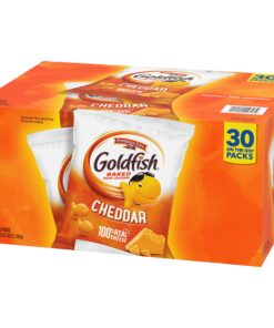 Pepperidge Farm Goldfish Cheddar Crackers, 1.5 oz. Snack Packs, 30-count Multi-pack Box Cheddar 30ct 29 81rQeGvsWML