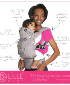 LÍLLÉbaby Complete Embossed Luxe Six-Position 360° Ergonomic Baby and Child Carrier, Citrus 22 81rQrYeuRL