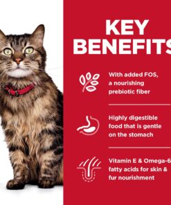 Hill's Science Diet Dry Cat Food, Adult, Sensitive Stomach & Skin, Chicken & Rice Recipe, 3.5 lb. Bag 3.5 Pound (Pack of 1) 25 81rRHf5t5yL