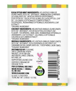 Cliganic USDA Organic Lip Balm Set - 3 Flavors - 100% Natural Moisturizer for Cracked & Dry Lips 0.15 Ounce (Pack of 3) 20 81rRPtr1sWL