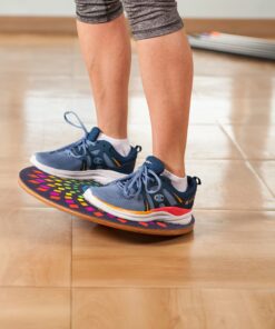 JFIT Balance Board, 15.4” – 360° Rotation, for Balance, Coordination, Posture - Large, Wooden Wobble Boards with 18° Tilting Angle for Workouts - Premium Core Trainer Equipment Kaleidoscope 14 81rRkBwK7XL