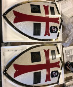 Alternative view of Kidan Knives Knights Templar Armor Shield.