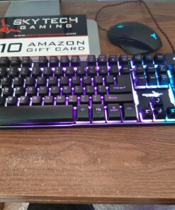 SkyTech Blaze II Gaming Computer PC Desktop – Ryzen 5 2600 6-Core 3.4 GHz, NVIDIA GeForce GTX 1660 6G, 500G SSD, 8GB DDR4, RGB, AC WiFi, Windows 10 Home 64-bit 2600 | GTX 1660 46 81rSCrvBMoL