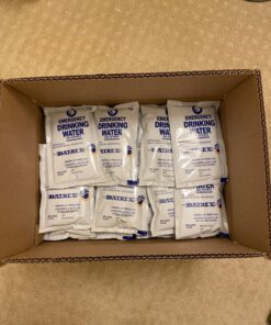 DATREX Emergency Water Pouch for Disaster or Survival, 125 ml Each 4.22 Fl Oz (Pack of 64) 19 81rSlSqzwWL