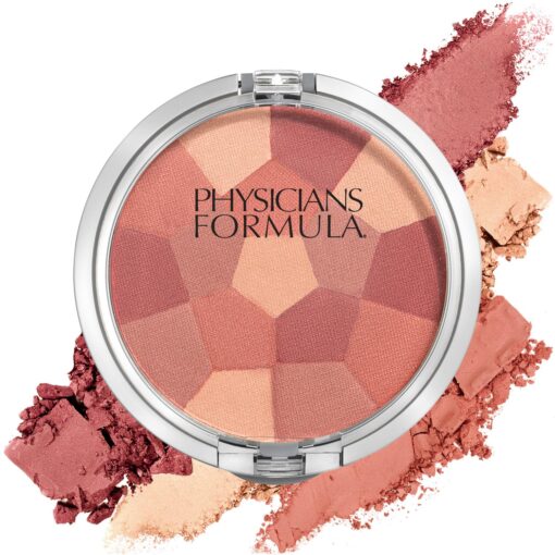 Physicians Formula Powder Palette Multi-Colored Blush Powder Blushing Rose, Dermatologist Tested