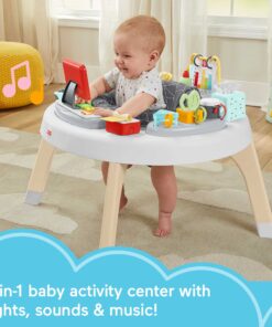 Alternative view of Fisher-Price Baby to Toddler Learning Toy 2-in-1 Like a Boss Activity Center and Play Table with Lights Music and Sounds