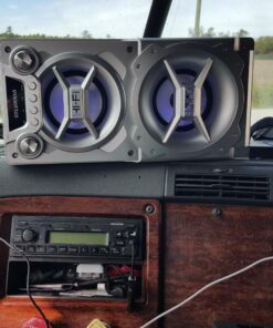 Portable Speaker with Bluetooth, Connect to iPhone, iPad or Android, Double Subwoofer Heavy Bass, Perfect for Events, Silver 7 81rVHO750bL