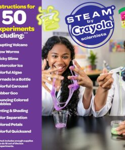 Crayola Color Chemistry Set (50 Experiments), Science Kit For Kids, STEM Toy for Kids, Holiday Gift for Teens, Ages 7, 8, 9, 10 30 81rVuGOSwwL