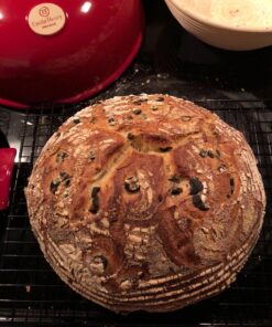 Emile Henry Bread Cloche | Burgundy 36 81rWX6d YaL