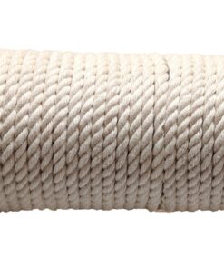 Ravenox Natural Twisted Cotton Rope | Made in The USA | Strong Triple-Strand Cordage for Sports, Décor, Pet Toys, Crafts, Macramé & Indoor Outdoor Use| by The Foot & Diameter (Multiple Color) Natural White 3/4 Inch x 10 Feet 15 81rZp2lNA8L 11