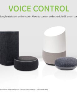 GE Enbrighten Add-On Switch for GE Z-Wave/GE Zigbee Smart Lighting Controls, Works with Alexa, Google Assistant, NOT A STANDALONE SWITCH, White & Light Almond, 12723 14 81raqVa5ML