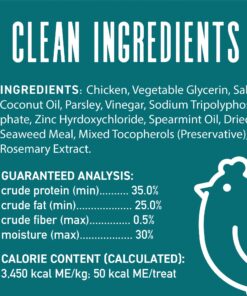 DOGSWELL Dog Dental Care Treats Made in USA Only, Grain Free Chicken Jerky Dog Treats, 24oz Bag 1.5 Pound (Pack of 1) 20 81rbnx02HkL