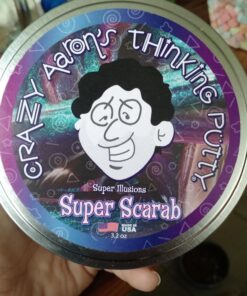 Crazy Aaron's Thinking Putty 4" Tin - Super Illusions Super Scarab - Multi-Color Putty, Soft Texture - Never Dries Out 72 81rc0bXndWL