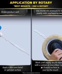 Meguiar's M6732 Marine/RV One Step Compound - Marine and RV Restorer That Removes Heavy Oxidation and Scratches While Restoring Gloss - 32 Oz One-Step Compound (32 Oz) 33 81rcDyT akL