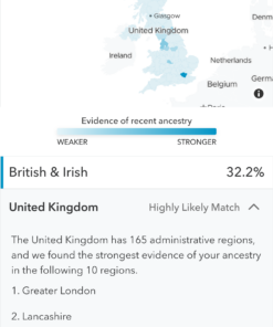 23andMe Ancestry Service - DNA Test Kit with Personalized Genetic Reports Including Ancestry Composition with 2750+ Geographic Regions, Family Tree, DNA Relative Finder and Trait Reports 38 81re6oWfnxL