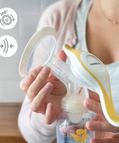 Medela Manual breast pump with Flex Shields Harmony Single Hand for More Comfort and Expressing More Milk 33 81reKDlCjrL
