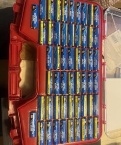 Ontel Battery Daddy - Battery Organizer Storage Case with Tester, Stores & Protects Up to 180 Batteries, Clear Locking Lid, As Seen On TV Original - 180 Batteries 55 81reX9syeCL 1