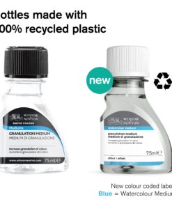 Winsor & Newton Watercolor Medium, Iridescent Medium, 75ml (2.5-oz) bottle 2.5-oz Bottle 19 81reZRGod8L 1