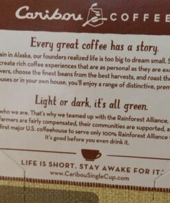 Caribou Coffee Caribou Blend, Single-Serve Keurig K-Cup Pods, Medium Roast Coffee, 12 Count (Pack of 6) 12 Count (Pack of 6) 30 81repo5zFQL