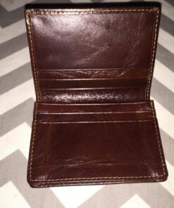 RFID Blocking Front Pocket Slim Leather Bifold Wallet Credit Card Case Holder ID Window small Coffee 21 81rf2zbTVL