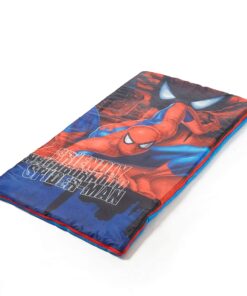 Idea Nuova 2 Piece Drawstring Sling Carry Bag with Sleeping Slumber Bag Spiderman 30"x54" 10 81rfPCw2MvL