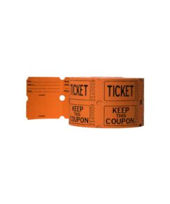 Unique Double Ticket Roll | 2" x 2" | Assorted Colors | 500 Pcs Party Supply, 2", Multicolor 11 81rgNi2pTL