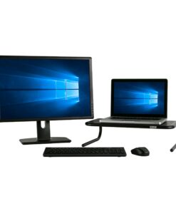 Allsop Large Metal Art Monitor Stand, 18-Inch wide platform holds 50 lbs with keyboard storage space - Black (30336) Large Monitor Stand 28 81rgTON0SZL