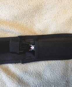 BladesUSA Perfect Point Throwing Knives – Set of 3 – Black Stainless Steel Blades and Handles w/ Spider Design, Nylon Sheath, Full Tang Construction, Well Balanced, Throwing Sport Knives – RC-1793B 48 81rgr4Sm2 L