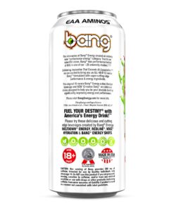 Bang Energy Candy Apple Crisp, Sugar-Free Energy Drink, 16-Ounce (Pack of 12) 21 Fl Oz (Pack of 12) 13 81rh6huADGL