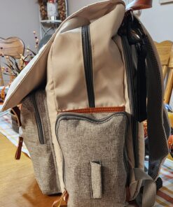 Diaper Bag Backpack Frank Mully Large Multifunction Travel Baby Bag for Mom Dad Cream White 28 81risjN7h6L