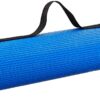 Spoga 1/4-Inch Anti-Slip Exercise Yoga Mat with Carrying Strap Dark Blue 16 81rj8laXxxL