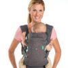 Infantino Flip Advanced 4-in-1 Carrier - Ergonomic, convertible, face-in and face-out front and back carry for newborns and older babies 8-32 lbs Grey 38 81rjOr7PkL