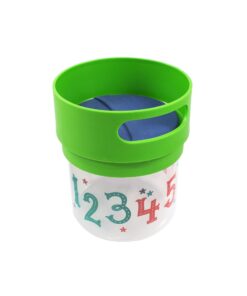 Munchie Mug Spill Proof Snack Cup Green, 12 Ounce jar, Made in The USA 12 oz 10 81rjazBUvlL