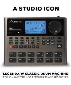Alesis SR-18 - Studio-Grade Standalone Drum Machine With On-Board Sound Library, Performance Driven I/O and In-Built Effects / Processors 200 patterns 12 81rjgjWrK L