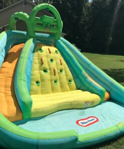 Little Tikes Rocky Mountain River Race Inflatable Slide Bouncer Multicolor, 161.00''L x 169.00''W x 103.00''H --- Weight: 50.00lbs. Little Tikes Bouncer 26 81rkIf9pCIL