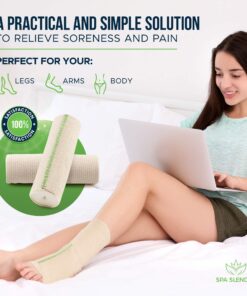 SPA SLENDER 6-inch Elastic Wrap - Compression Bandage with Hook and Loop Closure – Non-Latex Bandage Elastic Wrap for Injuries and Soreness – 2 pcs Washable Wide Elastic Bandage 2 Count 21 81rkx6vlw1L