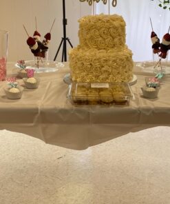 3-Pack 12-Inch Cake Boards for Wedding, Baking, Cake Decorating Supplies, Silver Foil Corrugated Cardboard for Multi-Layer Cakes, Sturdy Base for Treats and Pizza 25 81rmzcXCFSL