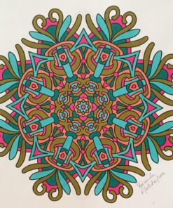 Centered - For Crayons And Wide Tipped Markers: Angie's Gentle Mood Menders - Volume 2 (Angie's Gentle Mood Menders - For Crayons And Wide Tipped Markers) Paperback, Large Print 93 81rnpevuIcL 1