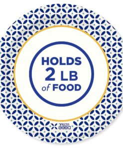 Dixie Ultra Disposable Paper Plates, 10-1/16 in. Dinner Size, Printed, 176 Count Multicolor 16 81rpcW3 rBL