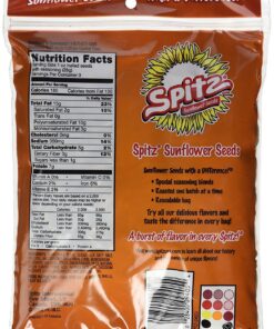 Spitz Sunflower Seeds Variety Bundle, 6 oz (Pack of 5) includes 1 Bag Each of Salted, Cracked Pepper, Smoky BBQ, Dill Pickle and Chili Lime (30oz total) 9 81rpi00OAML